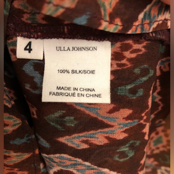 Ulta Johnson 100% Silk Elf Printed Top - Picture 11 of 12